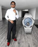 Audemars Piguet Royal Oak Flying Ice Blue Dial - Image 3