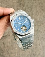 Audemars Piguet Royal Oak Flying Ice Blue Dial - Image 5