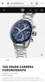 Tag Heuer Blue Dial 44mm Quartz - Image 3