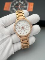 Fossil Skeleton Rose Gold & White Dial - Image 2