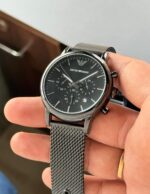 Emporio Armani Luigi Black Dial Chronograph - Image 3