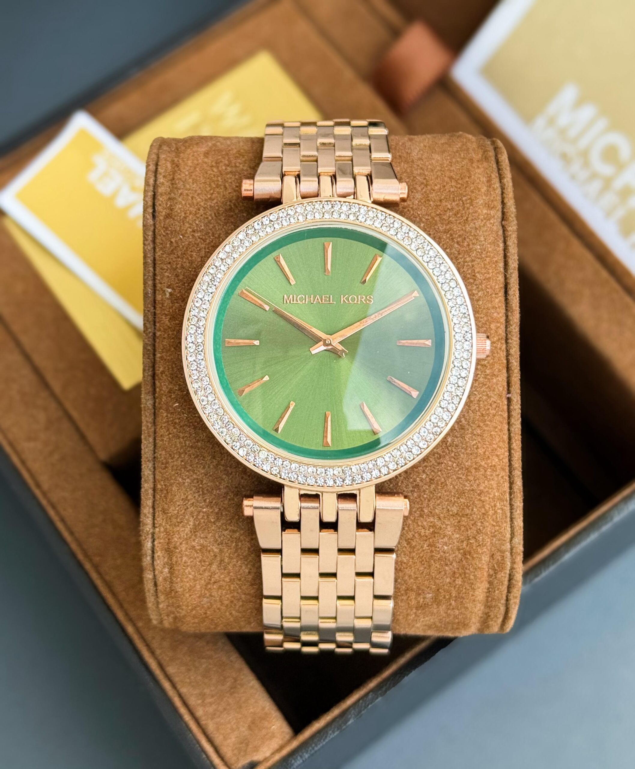 WhatsApp Image 2026-07-21 at 8.02.18 PM Michael Kors Darci Green Dial - Image 1