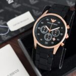 Emporio Armani Chronograph 42mm Black Quartz