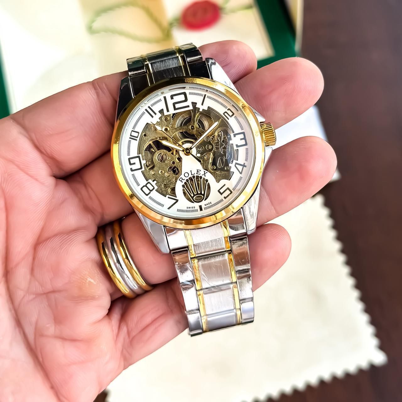 WhatsApp Image 2026-07-21 at 8.13.21 PM Rolex Skeleton Open-Work Dial Automatic - Image 1