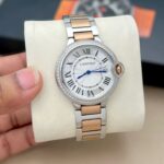 Cartier Silver & Rose Gold Two-Tone Quartz