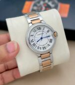 Cartier Silver & Rose Gold Two-Tone Quartz - Image 2