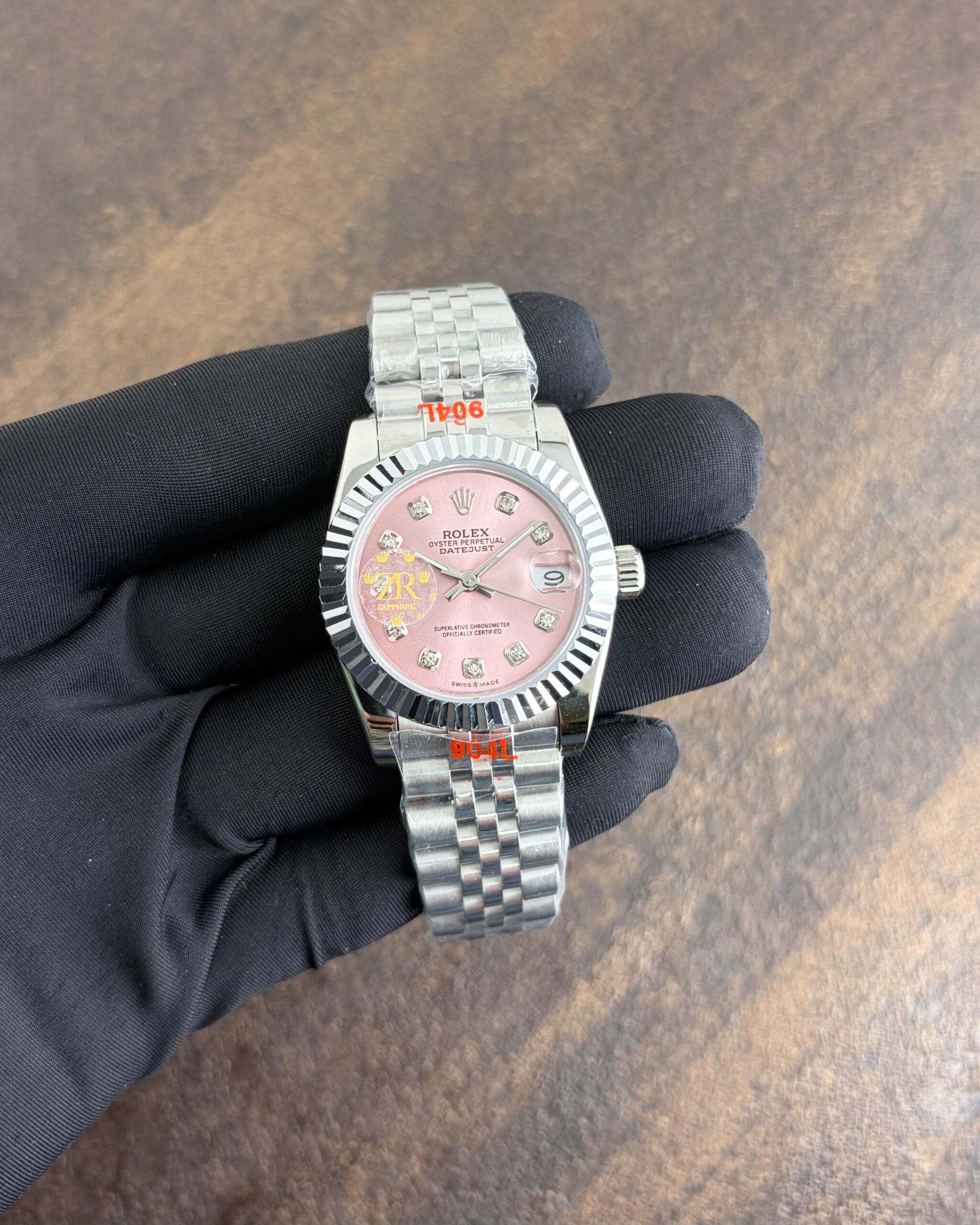 WhatsApp Image 2026-07-21 at 8.19.32 PM (1) Rolex Oyster Perpetual Pink Silver Diamond Dial - Image 1