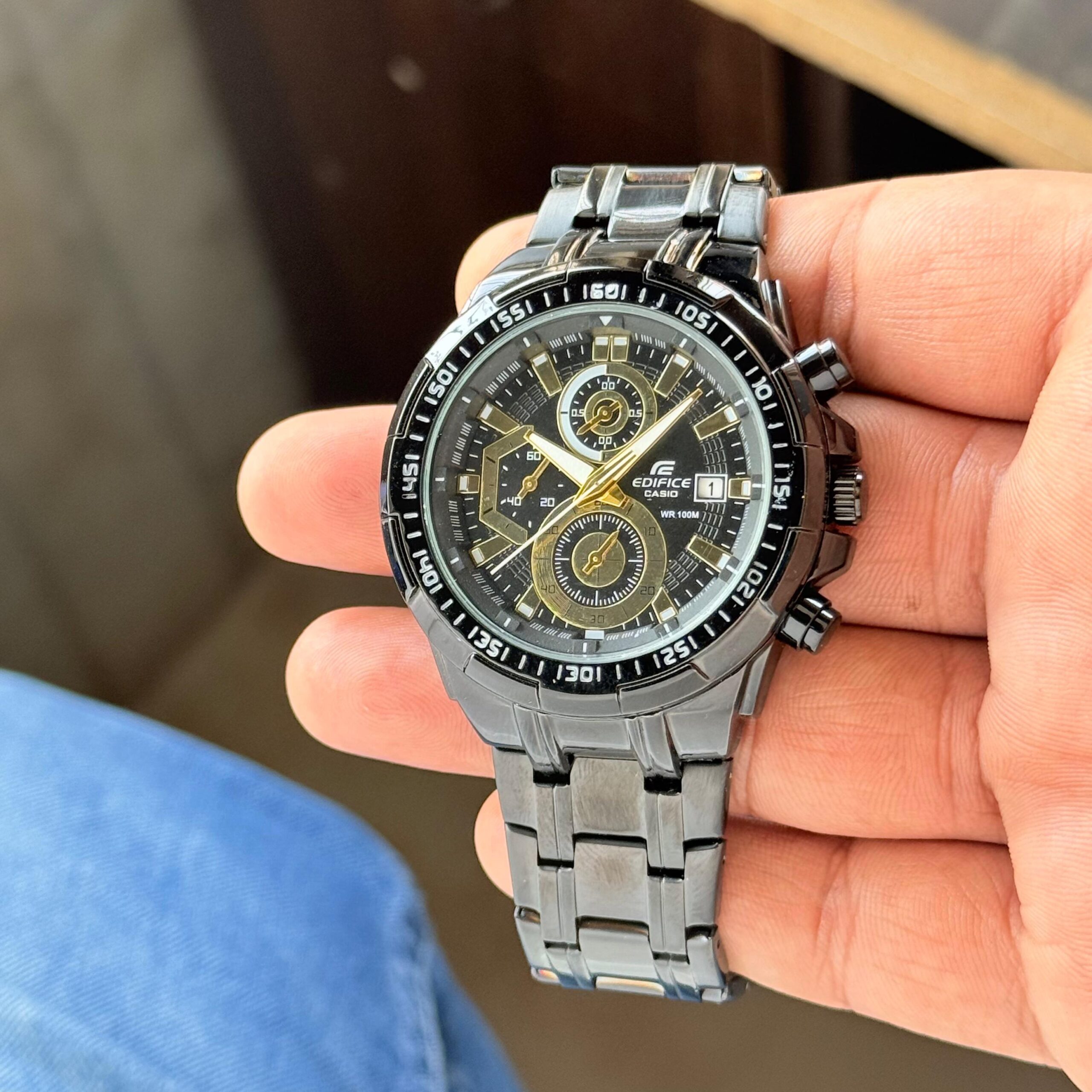 WhatsApp Image 2026-07-21 at 8.20.40 PM (1) Edifice Casio EFR-539 Black Dial Chrono - Image 1