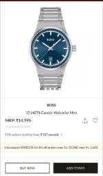 Hugo Boss Candor Blue Dial - Image 2