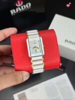Rado True Thinline Gold & White Ceramic Quartz - Image 2