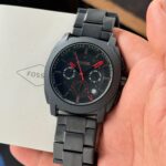 Fossil Machine Chronograph Black