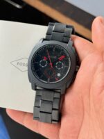 Fossil Machine Chronograph Black