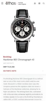 Breitling Navitimer Black Multifunctional Dial - Image 2