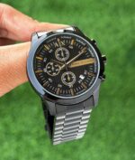 Armani Exchange Black Matte Chronograph - Image 4