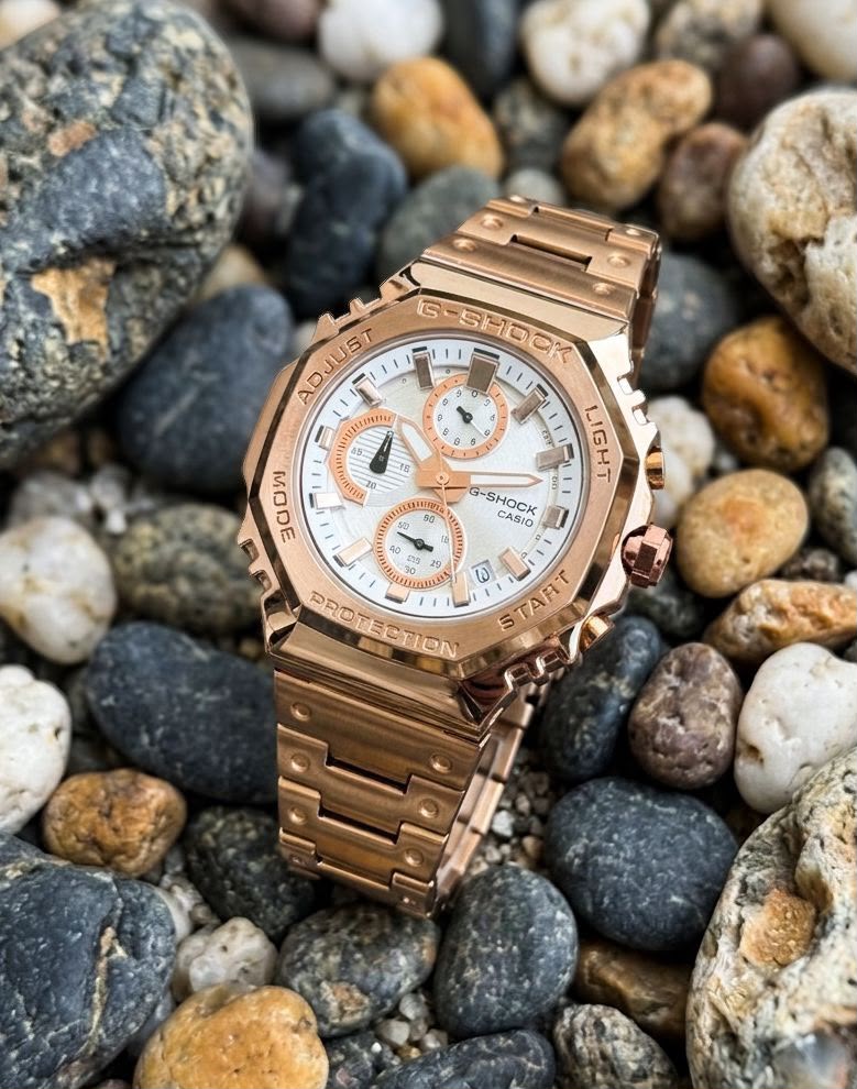 WhatsApp Image 2026-07-26 at 10.08.57 PM G Shock GA-2100 Rose Gold Chronograph - Image 1