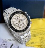 Edifice Casio EFR-539 Silver Chronograph - Image 4
