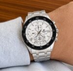 Edifice Casio EFR-539 Silver Chronograph - Image 3