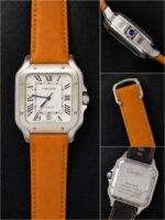 Cartier De Santos 43mm White Dial Automatic - Image 3