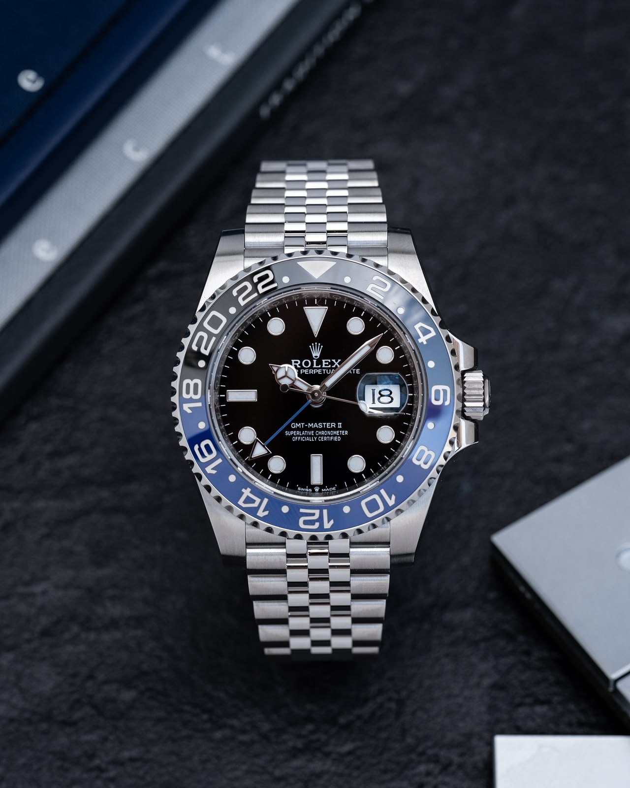 WhatsApp Image 2026-07-26 at 10.12.18 PM Rolex GMT Master Batman Black Dial - Image 1