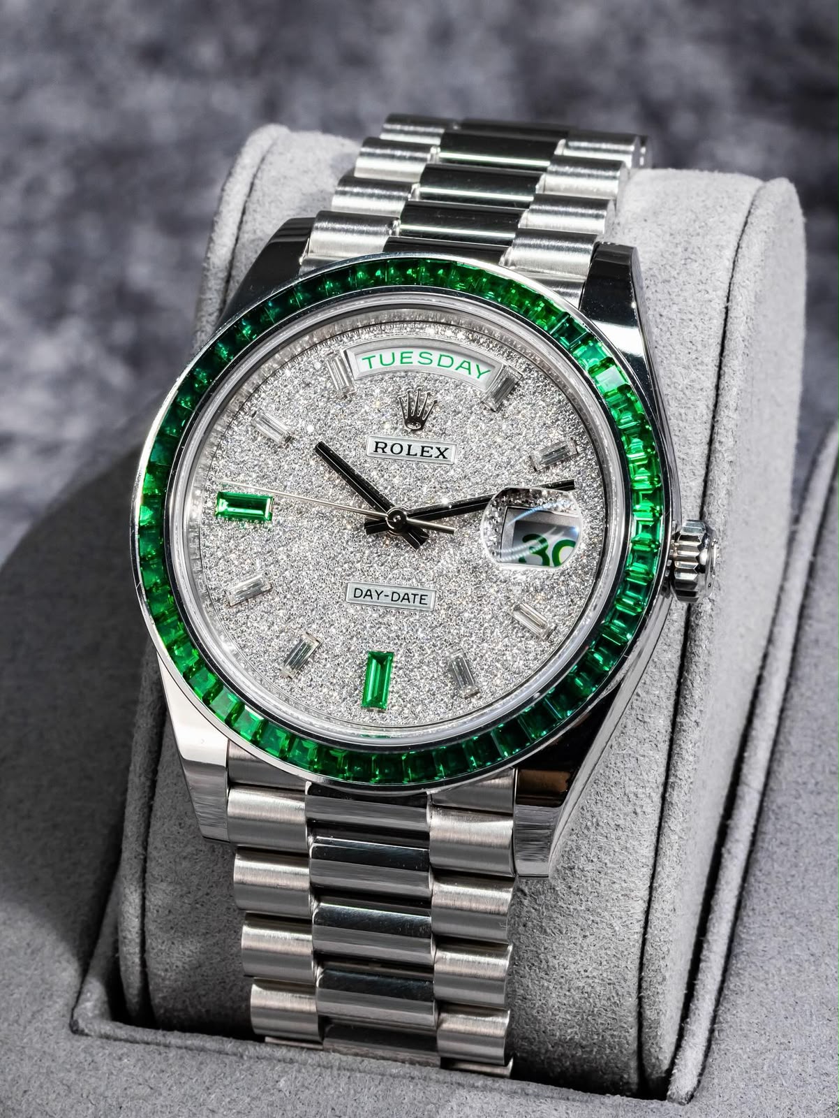 WhatsApp Image 2026-07-26 at 10.13.29 PM Rolex Day-Date Diamond Paved Dial Automatic - Image 1