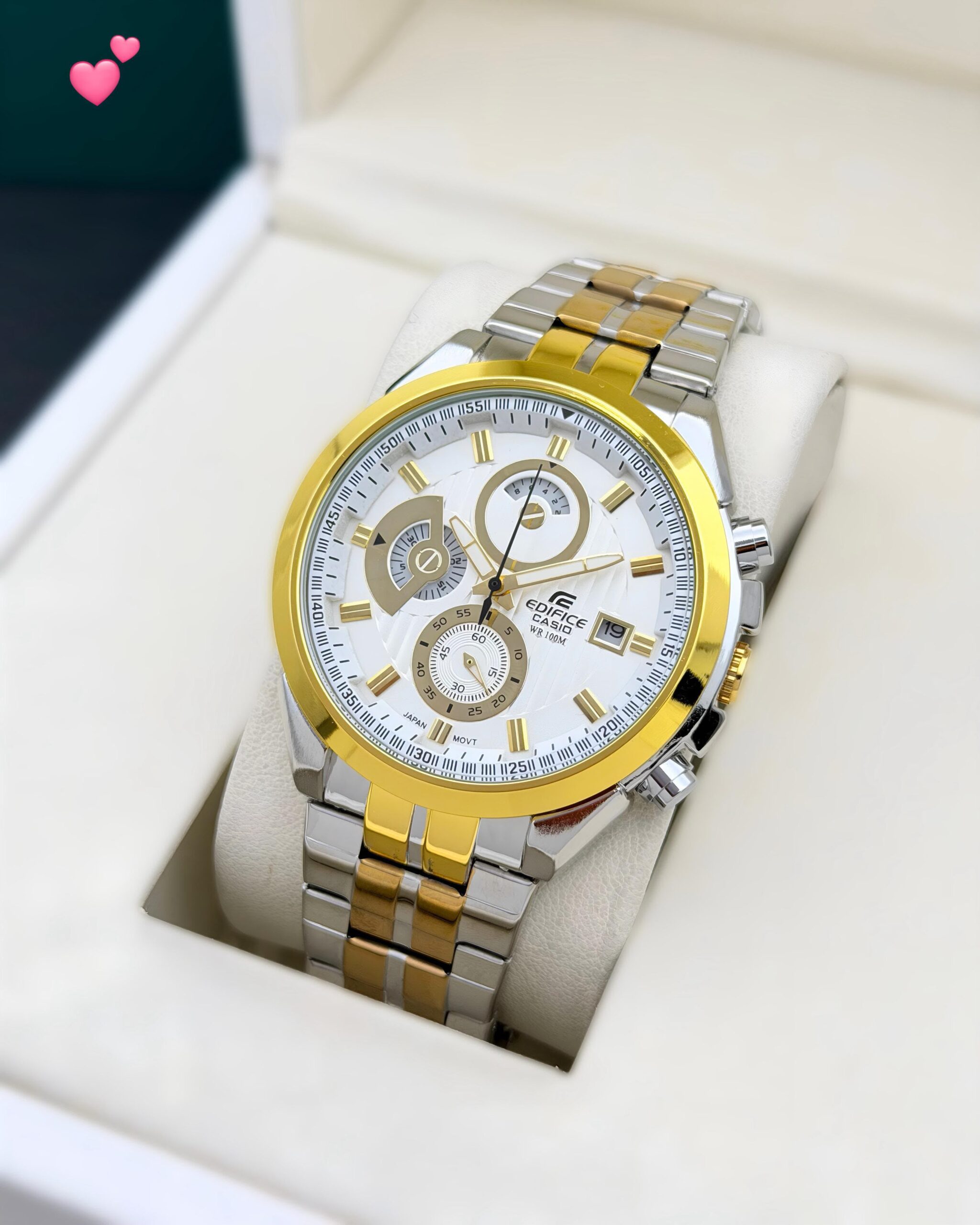 WhatsApp Image 2026-07-26 at 10.14.37 PM Edifice Casio 44mm Two Tone Quartz - Image 1