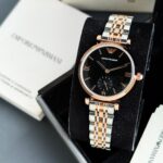 Emporio Armani Slim Black Dial