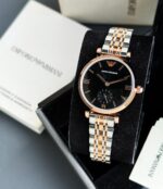 Emporio Armani Slim Black Dial