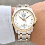 Tissot Couturier Day-Date Gold-Tone White Dial - Image 4