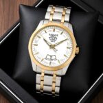 Tissot Couturier Day-Date Gold-Tone White Dial