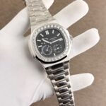 Patek Philippe Nautilus Silver Diamond Edition