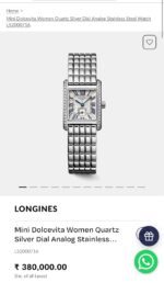 Longines Mini DolceVita Silver Quartz - Image 3