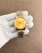 Gucci G-Timeless Slim Bee Two-Tone