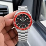 Omega Swiss Red Black Dial Automatic