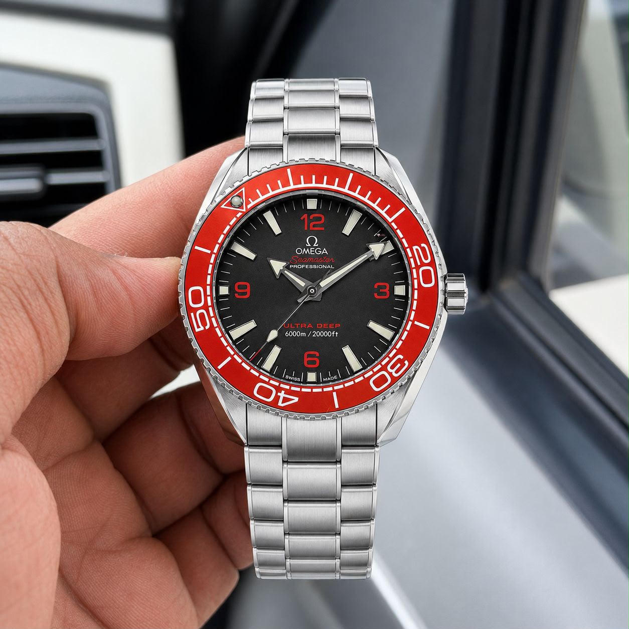 WhatsApp Image 2026-07-26 at 10.27.49 PM Omega Swiss Red Black Dial Automatic - Image 1