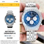 Breitling Navitimer Chronograph Blue Multifunction Dial - Image 6