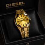 Diesel Gold-Tone Quartz