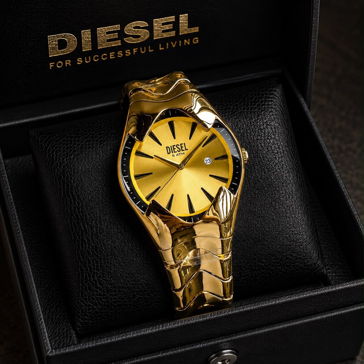 WhatsApp Image 2026-07-26 at 11.15.23 PM (1) Diesel Gold-Tone Quartz - Image 1