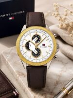 Tommy Hilfiger Multifunction Gold White Dial - Image 2
