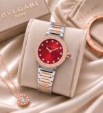 Bvlgari Red Mother of Pearl Diamond Dial - Image 6