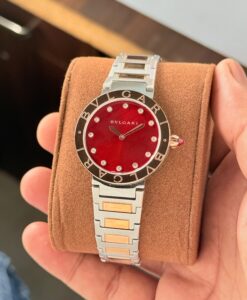 Bvlgari Red Mother of Pearl Diamond Dial