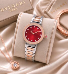 Bvlgari Red Mother of Pearl Diamond Dial - Image 2