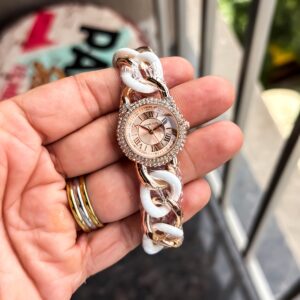 Michael Kors Parker White & Rose Gold Quartz - Image 2