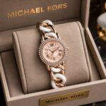 Michael Kors Parker White & Rose Gold Quartz