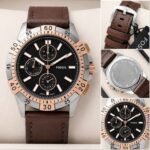 Fossil Garrett Black Dial Chronograph - Image 3