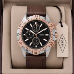 Fossil Garrett Black Dial Chronograph