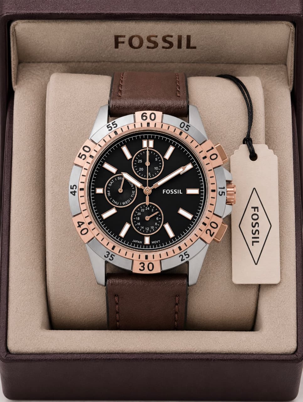 WhatsApp Image 2026-07-30 at 3.34.03 PM Fossil Garrett Black Dial Chronograph - Image 1