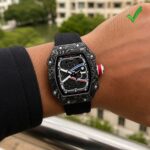 Richard Mille Velcro Black Dial