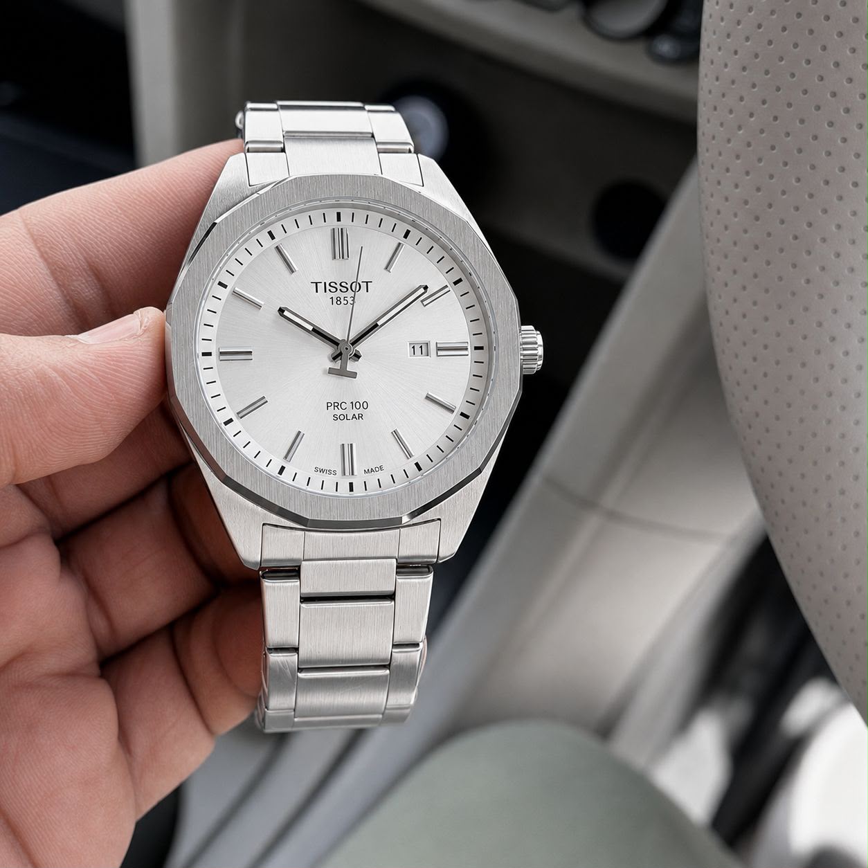 Tissot PRC 100 Swiss White Dial Quartz