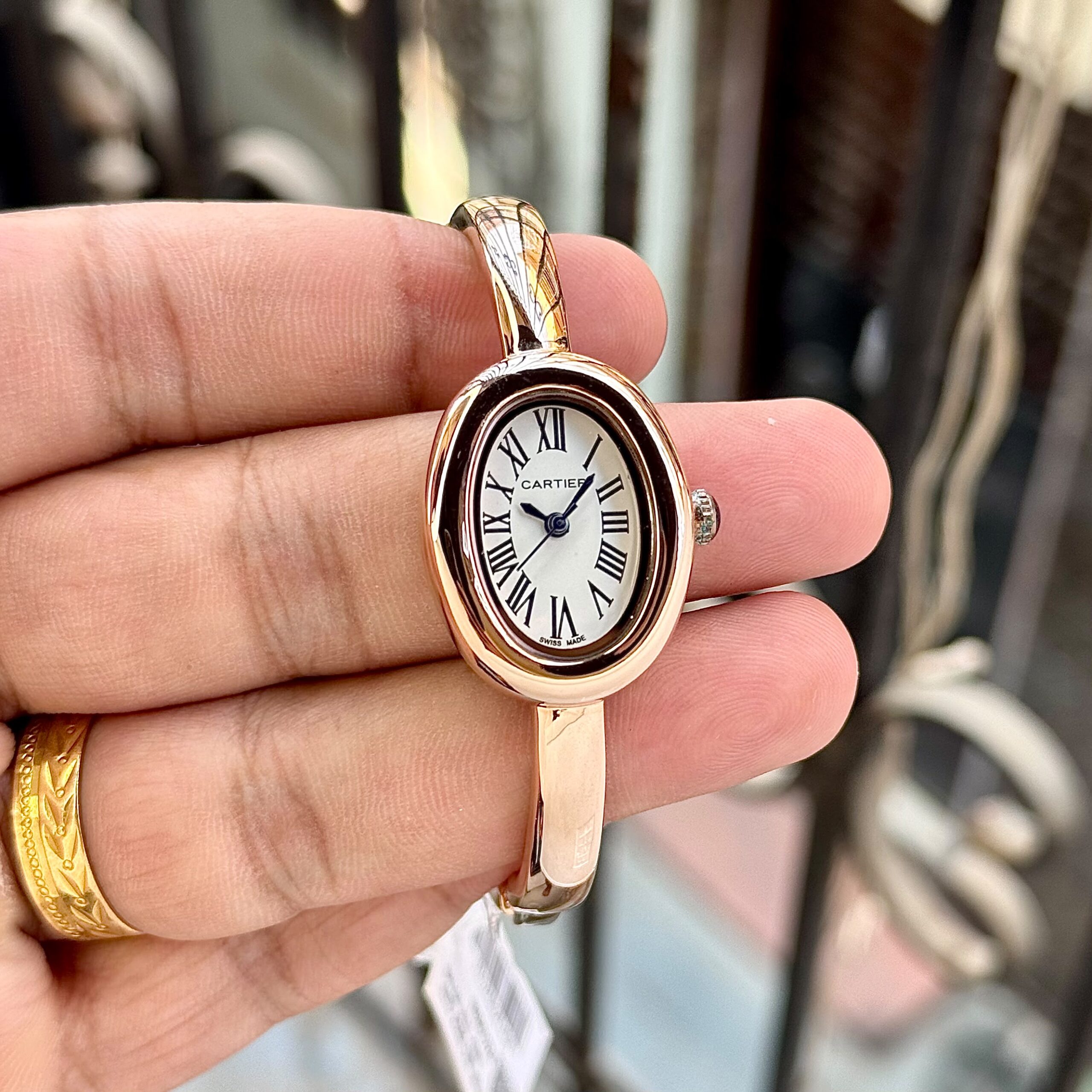 Cartier Baignoire Rose Gold Quartz