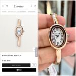 Cartier Baignoire Rose Gold Quartz - Image 2